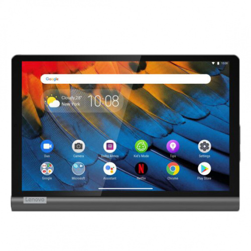 фото товару Планшет Lenovo Yoga Smart Tab YT-X705L LTE (ZA530006UA) Iron Gray 10.1", IPS, Octa core(8), 2.0Ghz,4Gb/64Gb, GPS/ГЛОНАСС, 5MP/8MP, Android 10.0,