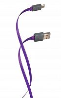 фото товару Дата кабель Florence Color microUSB 1m 2A Purple (FDC-M1-2P)