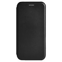 фото товару Чохол-книжка Premium Leather Case Samsung A02 (2021) A022F black (тех.пак)