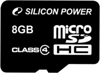 фото товару Silicon Power MicroSDHC 8GB Class 4 (card only)