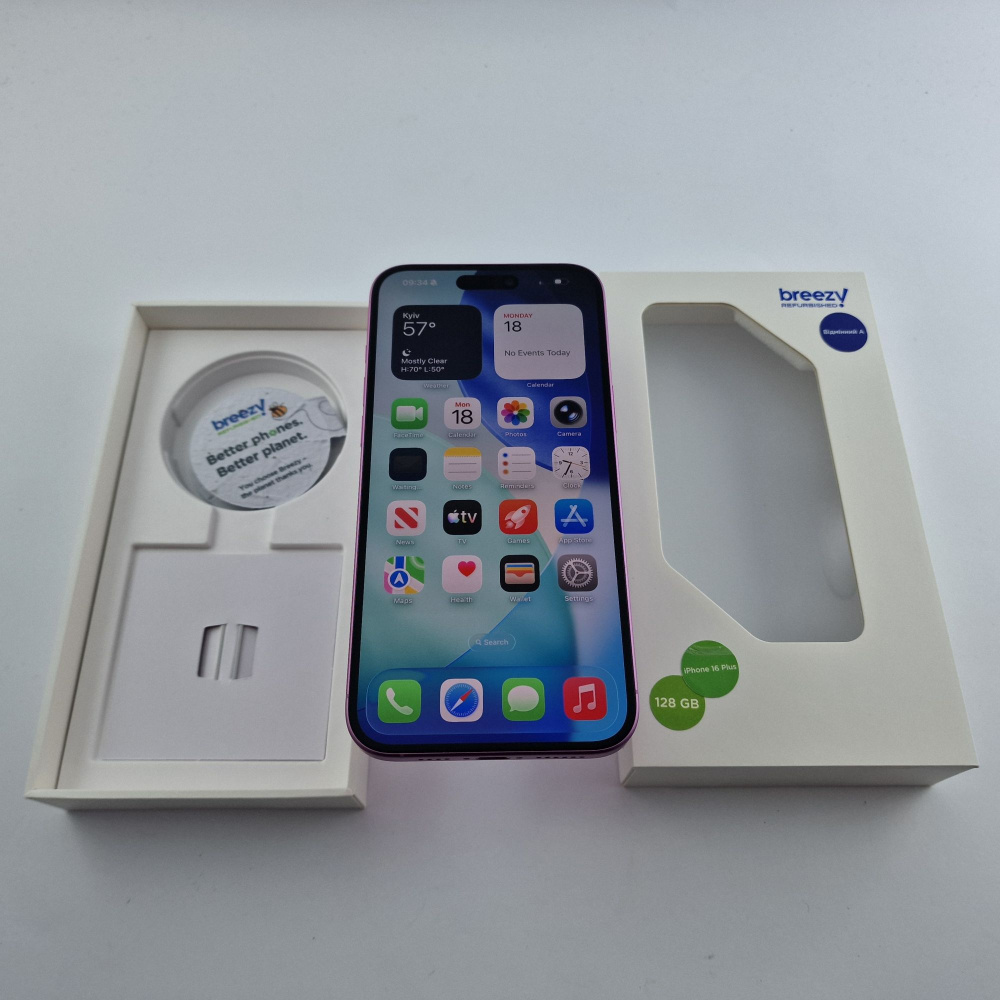 фото товару Apple iPhone 16 Plus  128 GB Pink