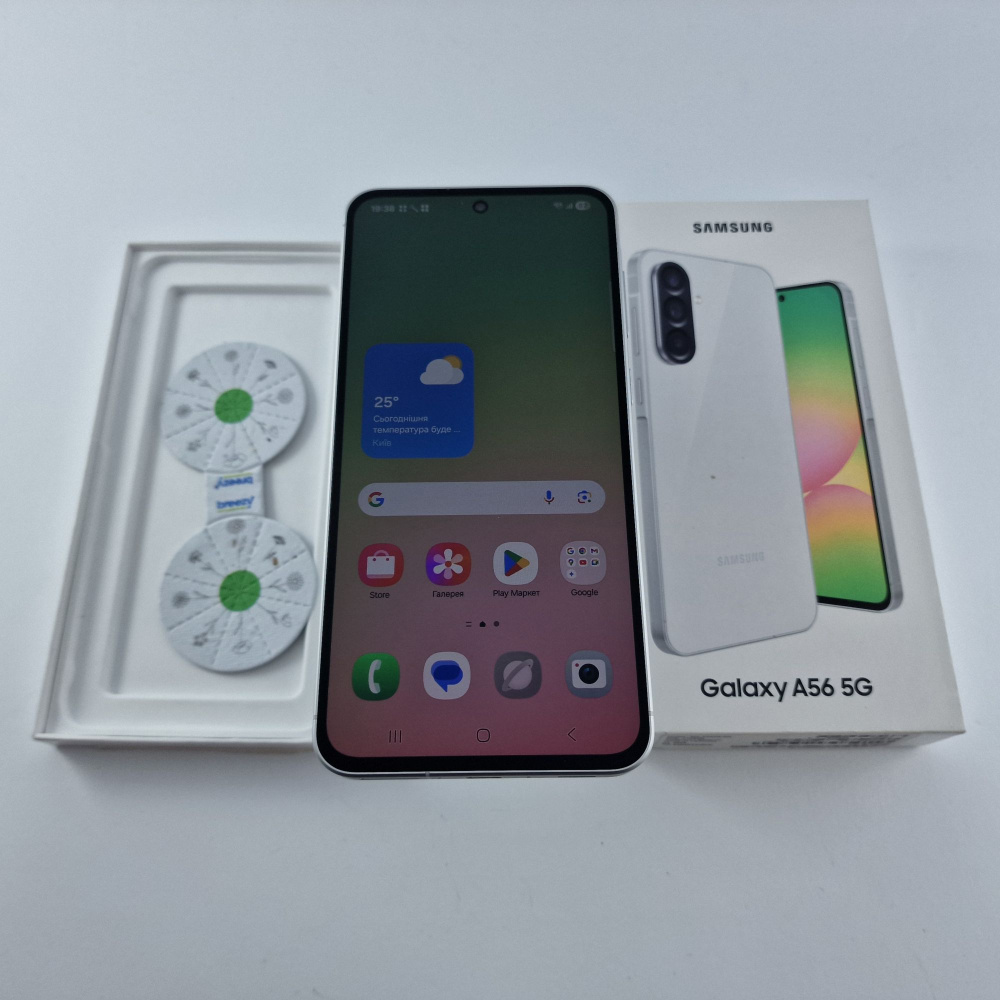 Samsung Galaxy A56 128 GB Awesome Light Gray фото товару Samsung Galaxy A56 128 GB Awesome Light Gray