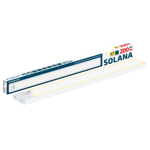 Світильник акумуляторний ENERLIGHT Solana 200Лм 3000К-6500К з датчиком руху White фото товара Світильник акумуляторний ENERLIGHT Solana 200Лм 3000К-6500К з датчиком руху White