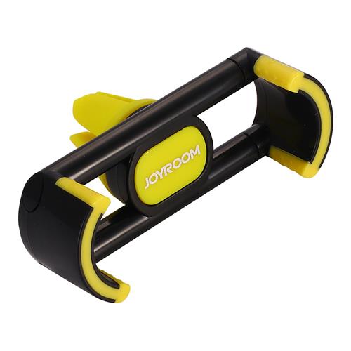фото товара Автодержатель Joyroom ZS110 универсальный, зажим, вент. решетка, распорка, Black Yellow