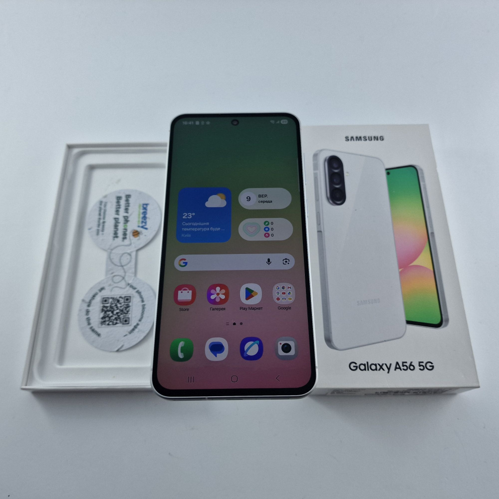 Samsung Galaxy A56 128 GB Awesome Light Gray фото товару Samsung Galaxy A56 128 GB Awesome Light Gray