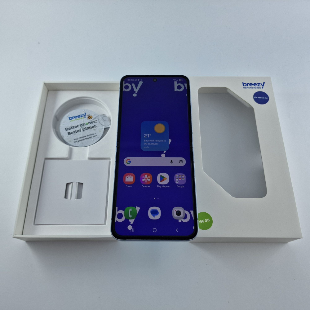 Samsung Galaxy Z Flip 6 256 GB Blue фото товару Samsung Galaxy Z Flip 6 256 GB Blue