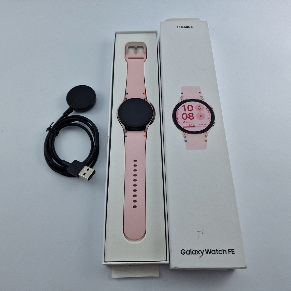Samsung Galaxy Watch FE Smart Watch, 40mm, Pink Gold фото товару Samsung Galaxy Watch FE Smart Watch, 40mm, Pink Gold