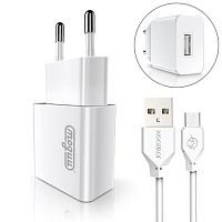 фото товару СЗУ Joyroom MGL-001 USB 2.1A + microUSB cable White