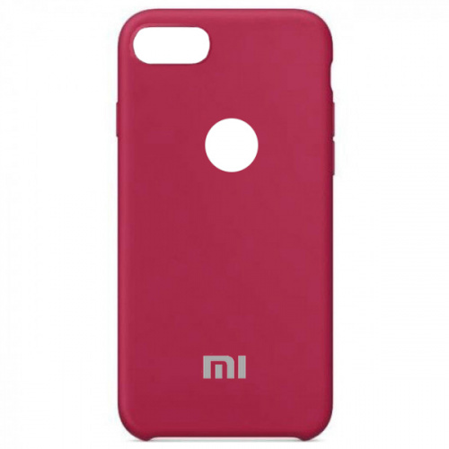 фото товару Накладка Silicone Case High Copy Xiaomi Redmi 6 Raspberry Red
