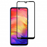 фото товара Защитное стекло Florence (full glue) Xiaomi Redmi Note 7 (2019) Full Cover Black (тех.пак)