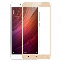 фото товару Защитное стекло Florence Xiaomi Redmi 6/6A Full Cover Gold (тех.пак)