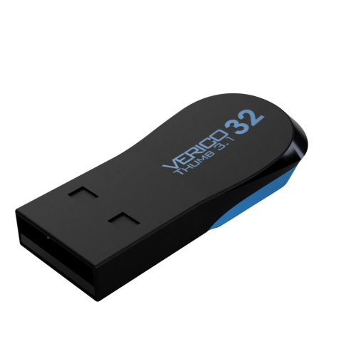 фото товару Verico USB 16Gb Thumb Black+Blue USB 3.1