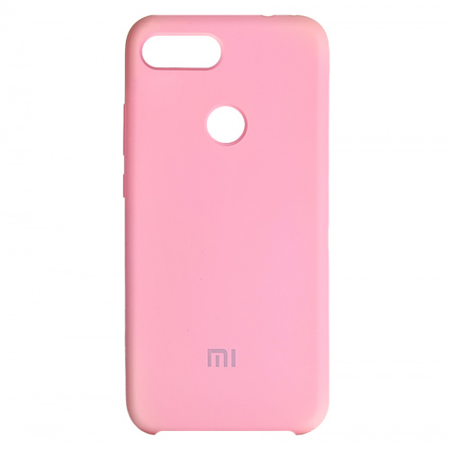 фото товару Накладка Silicone Case High Copy Xiaomi Redmi 6 Rose Powder