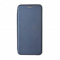 фото товару Чохол-книжка Premium Leather Case Xiaomi Redmi 8 dark blue (тех.пак)