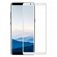 фото товару Захисне скло Florence (full glue) Samsung A6 (2018) A600 Full Cover White (тех.пак)