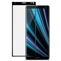 фото товару Захисне скло MakeFuture Sony Xperia 10 Plus Full Cover (full glue) Black