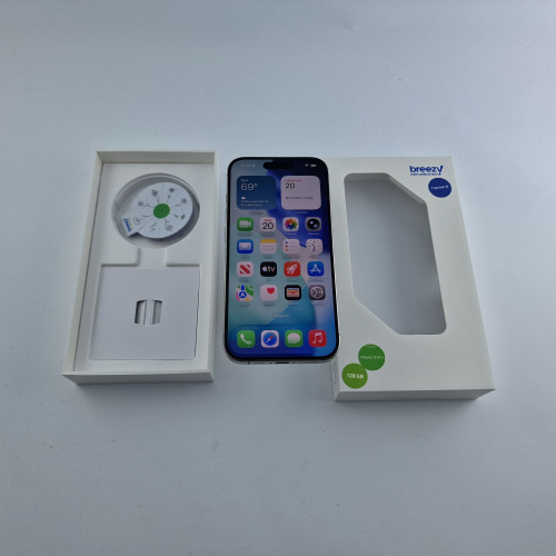 Apple iPhone 15 Pro 128 GB Natural Titanium фото товару Apple iPhone 15 Pro 128 GB Natural Titanium