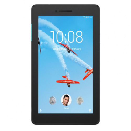 фото товару Планшет Lenovo TAB E7 TB-7104F WiFi (ZA400002UA) Black 7", TN, Quad Core, 1.3Ghz,1Gb/8Gb, BT4.0, 802.11 b/g/n, A-GPS, 0.3MP/2MP, Android 8.0,