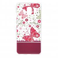 фото товару Накладка Florence силиконовая Silk 3D Samsung J2 Prime (2018) G532 butterflies transparent (тех.пак)