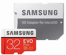 фото товару Карта памяти (акция) Samsung MicroSDHC (UHS-I) EVO Plus 32GB (Class 10)+SD адаптер
