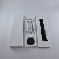 фото товару Apple Watch Series 11 GPS, 46mm, Jet Black Aluminium, Black Sport Band, S/M