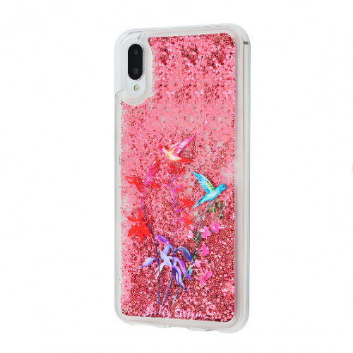 фото товару Накладка TPU Lively Glitters Samsung A10 (2019) A105F birds (тех.пак)