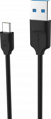 фото товару Дата кабель Marakoko MCB3 microUSB 1m 2A Black