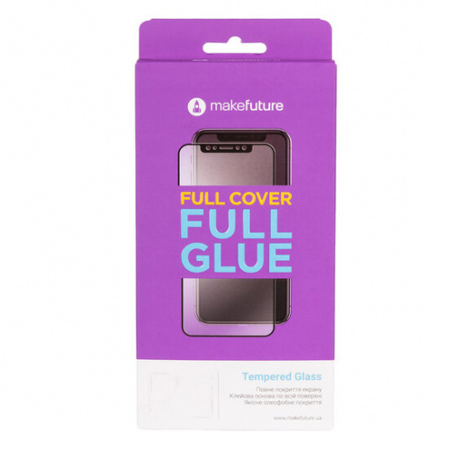 фото товару Захисне скло MakeFuture Realme XT Full Cover (full glue) Black