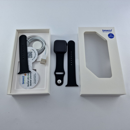 Apple Watch Series 8 GPS, 45mm, Midnight, Midnight Sport Band фото товару Apple Watch Series 8 GPS, 45mm, Midnight, Midnight Sport Band