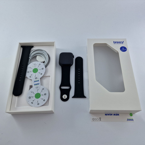 Apple Watch Series 8 GPS, 45mm, Midnight, Midnight Sport Band фото товару Apple Watch Series 8 GPS, 45mm, Midnight, Midnight Sport Band