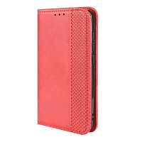 фото товару Чохол-книжка Premium Leather Case NEW Tecno Spark Go 2022 red (тех.пак)