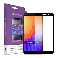 фото товару Захисне скло MakeFuture Huawei Y5p Full Cover (full glue) Black