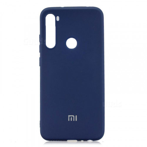Накладка Silicone Case High Copy Xiaomi Redmi Note 8 (2019) Dark Blue фото товару Накладка Silicone Case High Copy Xiaomi Redmi Note 8 (2019) Dark Blue