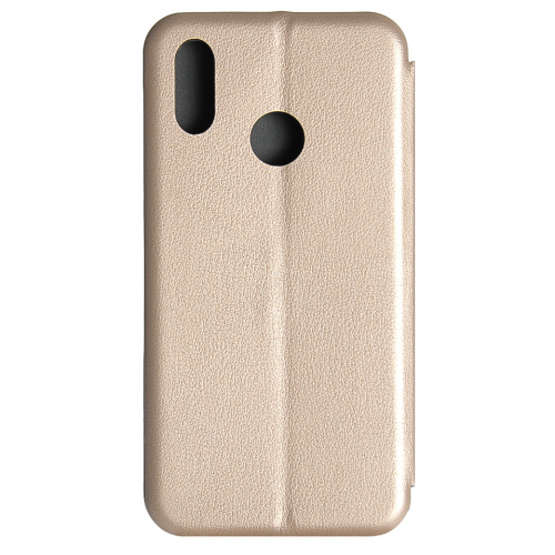 фото товару Чохол-книжка Premium Leather Case Huawei P Smart Z (2019) gold (тех.пак)