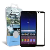 фото товару Захисне скло MakeFuture Samsung J8 (2018) J810 Full Cover (full glue) Black