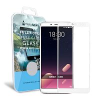 фото товару Защитное стекло MakeFuture Meizu M6s Full Cover (full glue) White