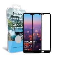 фото товару Защитное стекло MakeFuture Huawei P20 Full Cover (full glue) Black