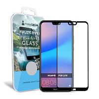 фото товару Захисне скло MakeFuture Huawei P20 Lite Full Cover (full glue) Black