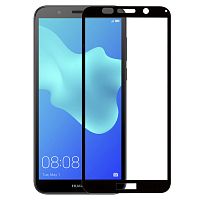 фото товару Захисне скло MakeFuture Huawei Y5 (2018) Full Cover (full glue) Black