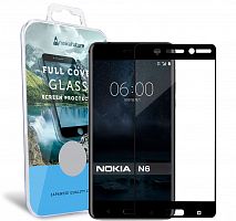 фото товару Защитное стекло MakeFuture Nokia 6 Full Cover Black