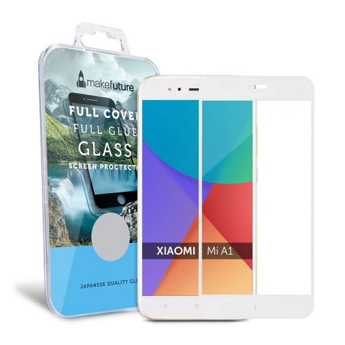 фото товару Защитное стекло MakeFuture Xiaomi MiA1 (5X) Full Cover (full glue) White