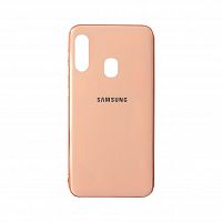 фото товару Накладка Original Silicone Joy touch Samsung A30/A20 (2019) A305F/A205F Rose gold (тех.пак)