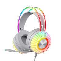фото товара Навушники HAVIT HV-H2046U Plug USB 7.1 GAMING, with mic, White
