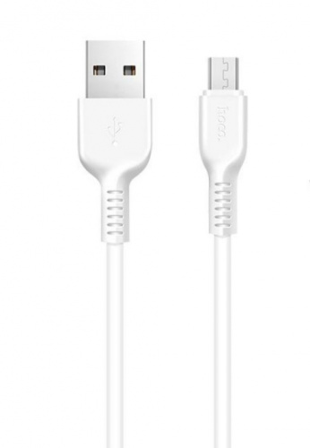 фото товару Дата кабель HOCO X20 microUSB 3m 2.4A White