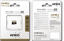 фото товара Verico MicroSDHC 8GB UHS-I (Class 10) (card only)