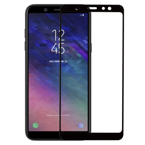 фото товару Захисне скло Florence Samsung A6 Plus (2018) A605 Full Cover Black (тех.пак)