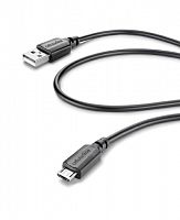 фото товару Дата кабель Cellularline microUSB 1m black (USBDATACABMICROUSB)