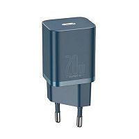 фото товару МЗП BASEUS Super Silicone PD Charger CCSUP-B03 QC 3.0 20W Blue