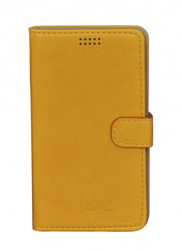 фото товару Чохол-книжка еко-шкіра Florence універсальна 5,0' yellow (камера у центрі)