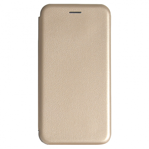 фото товару Чехол-книжка Premium Leather Case Samsung J6 Plus (2018) J610 gold (тех.пак)